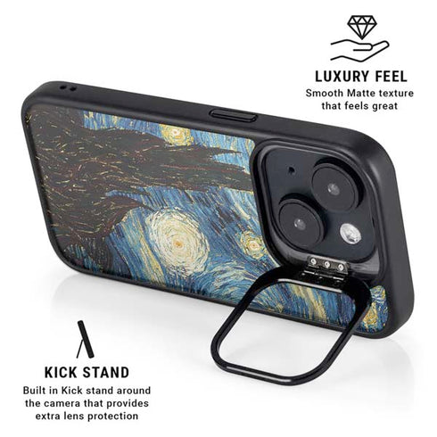 Van Gogh - The Starry Night by Van Gogh iPhone 14 Kickstand Case